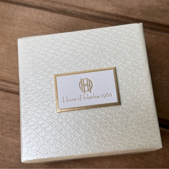 House of Harlow 1960 Silver Hoop Earrings NWT - Picture 4 of 4